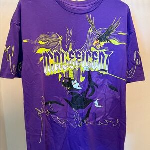 Disney’s Villains Maleficent Purple Graphic Shirt - Size Medium